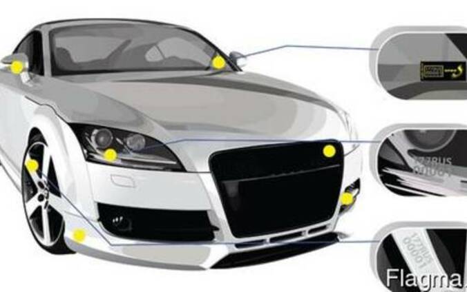 Противоугонная маркировка автомобильных стекол и зеркал: цены, описание процесса,