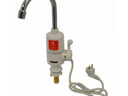 Проточный водонагреватель Grunhelm EWH-1X-3G, электроводонагреватель, смеситель