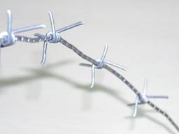 Проволока колючая оцинкованная одноосновная 2,8 рифленая