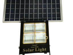 Прожектор LED+ Solar Сонячна Панель+пульт 20W IP65 6500К. ..