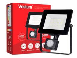 Прожектор LED Vestum с датчиком движения 50W IP65