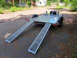 Причіп-платформа Aero CLG 1800 кг для перевезення двох-трьох-мотоциклів, квадроциклів, три - фото 6