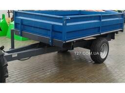 Прицеп тракторный самосвальный с тормозами (грузоподъемность 2,8 т)
