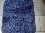 Пушистый ковер Shaggy синий (джинса) овал 0.6 x 1 м. - фото 3