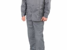 Рабочий костюм серый c брюками грета , плотность 220 г/м2