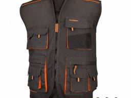 Рабочий жилет ARTMAS CLASSIC. Цвет:Серый. Материал покрытия	65% полиэстер, 35% хлопок