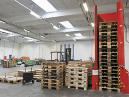 Паллетоукладчик - Работа с поддонами