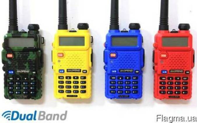 Рация Baofeng UV-5R (green, red, blue, yellow)