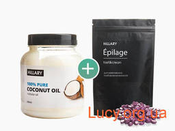 Рафинированное кокосовое масло 500мл + Epilage Hillary. ..