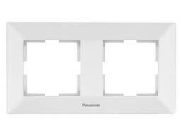 Рамка Panasonic Arkedia Slim подвійна, горизонтальна, біла