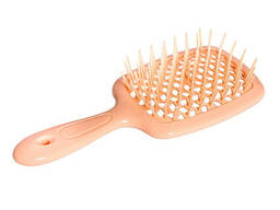 Расческа щетка для волос Superbrush Plus Hollow Comb Бежевый