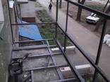 Расширение балкона с выносом по плите до 30 см - фото 1