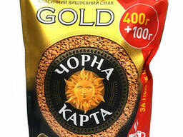 Кофе растворимый «Черная Карта» Gold эконом пакет 500 г