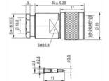 Разъем штекер, Male папа разъем N-образный разъем NJ-7 RG-8 RG-213 LMR400 SYV-50-7. .. - фото 2