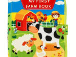 Развивающая Фетровая книга для Детей My First Book Ферма Бизибук Монтессори - фото 3