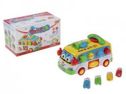 Развивающая игра 2201 автобус-сортер с телефоном