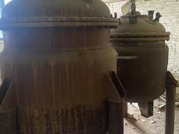 Реактора из нержавейки на 0,4 м3 (400 литров) и 0,63 м3 (630 литров), сборник, емкость.