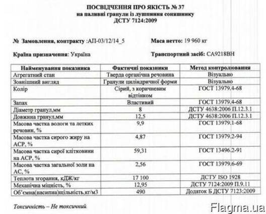 Реализуем пеллету с лузги подсолнуха (чистая без примесей и