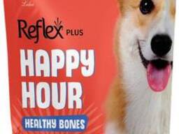 Reflex Plus Happy Hour ласощі для собак з ягням, яйцями та журавлиною, здорові кістки 60г