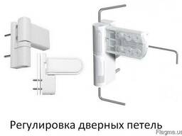 Регулировка дверных петель в Киеве.