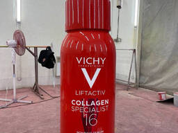 Рекламная фигура баночки под заказ для презентации сыворотки Vichy