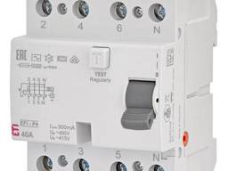 Реле дифференциальное ETI (УЗО) 4р EFI-P4 40/0,3 тип AC (10kA)