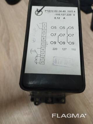 Реле РТД12-02-34-40 0.12А УХЛ4 220в 127в 110в