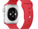 Ремешок для Apple Watch Sport Band силиконовый 38/40мм S/M Red / красный - фото 2