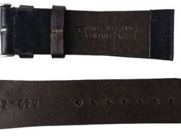 Ремешок для часов из кожи Mykhail Ikhtyar ширина 22 мм черный