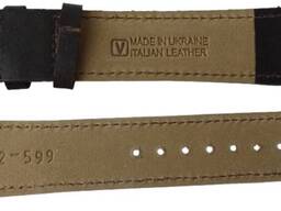 Ремешок для часов из натуральной кожи Mykhail Ikhtyar Ш22 мм темно-коричневый