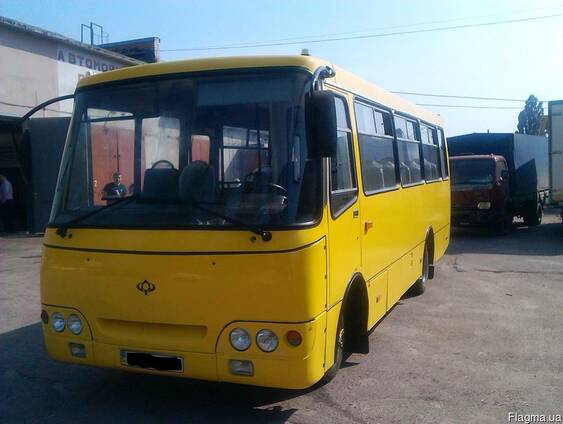 Покраска автобуса Богдан