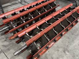 Ремонт барабанів системи обмолоту комбайна: прискорювача, молотильного, прийомного