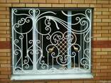 Решётки на окна, решётки для дома дачи, кованые решётки Киев - фото 1