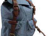 Ретро рюкзак городской Fashion Retro-Ruscksack 4061458074810 20L Голубой - фото 2