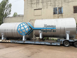 Резервуар нержавеющий горизонтальный для воды 50м3