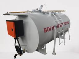 Одностінний резервуар для палива 5кубів Ємність сталева для гсм