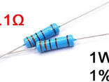 Резистор постоянный 1W 5,1 Ом ( 5,1Ω ) 1% металлооксидный - фото 1