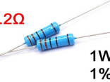 Резистор постоянный 1W 6,2Ом ( 6,2Ω ) 1% металлооксидный - фото 2