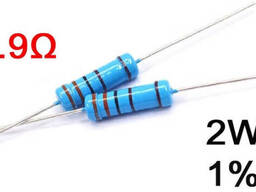Резистор постоянный 2W 3,9Ом ( 3,9Ω ) 1% металлооксидн
