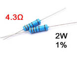 Резистор постоянный 2W 4,3Ом ( 4,3Ω ) 1% металлооксидный - фото 1