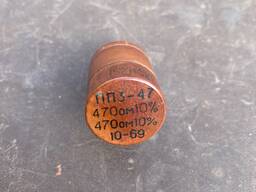 Резисторы переменные проволочные сдвоенные ПП3-47 470 Ом 3Вт