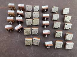 Резисторы подстроченные переменные проволочные многооборотные СП5-2