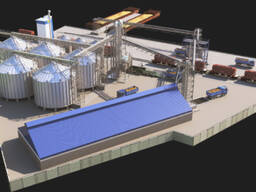 Будівництво річкового зернового терміналу