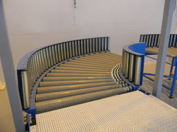 Рольганг Приводной поворотный роликовый модуль 90 грудусов S