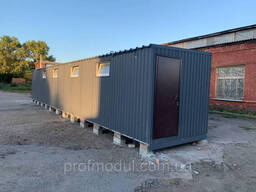 Роздягальня з двох модулів 15*2,5м