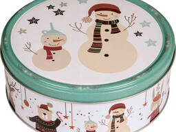Рождественское печенье Winter Woodland Jacobsens Bakery Дания 150 грамм в жестяной банке