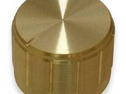 Ручка для переменного резистора R-11 под золото (D=23мм H=17мм), алюминий