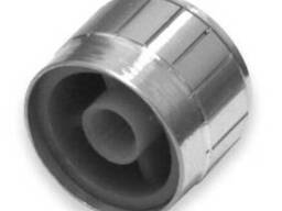 Ручка для переменного резистора R-11 серебряная (D = 23мм H = 17мм), алюминий