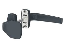 Ручка дверная с ухватом Merkury, антрацит (RAL 7016)