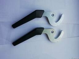 Ручка крючок большая (17см) для твердотопливного котла